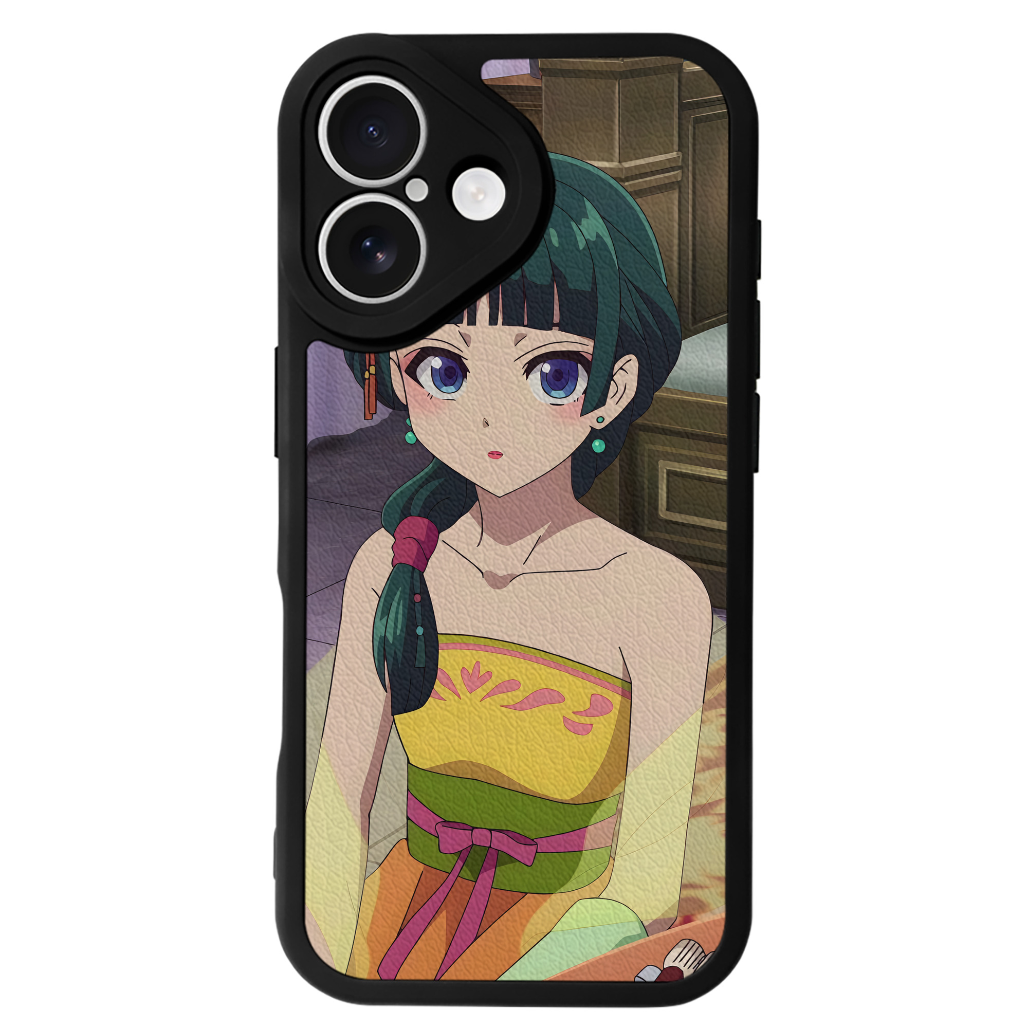 （画像用） 薬屋のひとりごと The Apothecary Diaries 【iPhone 16シリーズ対応】シリコンスマホケース（レザー調） 材質：シリコン